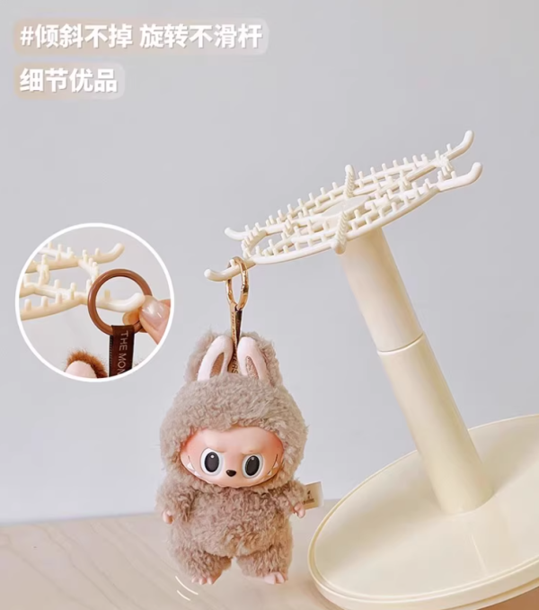 【史派克工廠】結單25年4月 labubu拉布布 哭娃 展示盒 旋轉防塵罩 搪膠展示架 公仔收納 0327 labubu拉布布 哭娃 展示盒 旋轉防塵罩 搪膠展示架 公仔收納