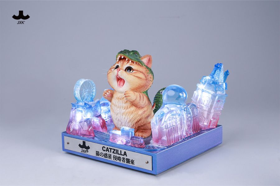 【史派克工廠】結單25年Q4 JXK 哥斯喵4.0 貓咪 動物公仔 JXK302-A/B 台座會發光 0808 JXK 哥斯喵4.0 貓咪 動物公仔 JXK302-A/B 台座會發光