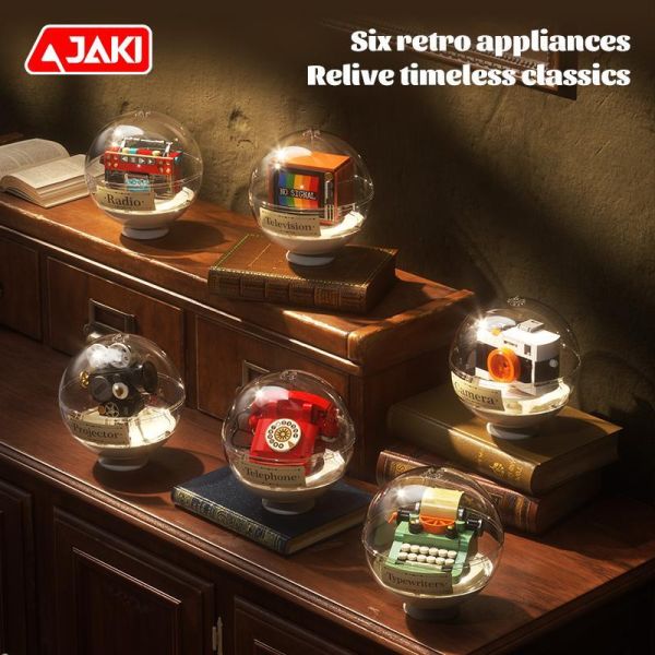 【史派克工廠】預購免運26年5月 佳奇 JAKI KJ013 復古電器積木盲盒 英文版 中盒6入 0507 佳奇 JAKI KJ013 復古電器積木盲盒 英文版 中盒6入