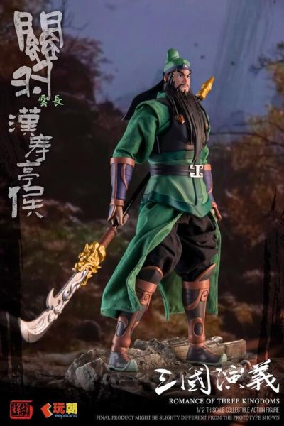 【史派克工廠】結單免運25年Q3 玩朝玩具 1/12 三國演義 關羽 可動穿衣人偶 0627 玩朝玩具 1/12 三國演義 關羽 可動穿衣人偶