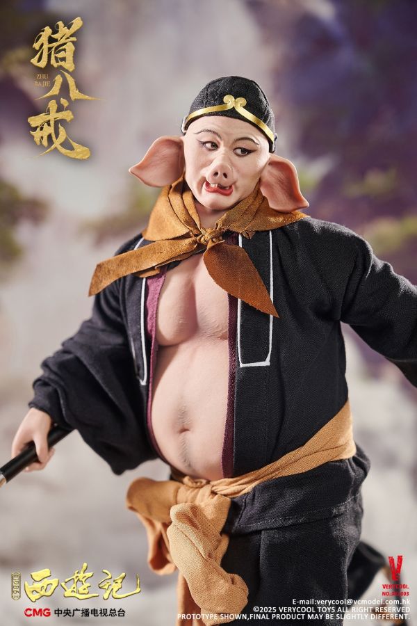 【史派克工廠】預購免運25年Q4 VERYCOOL 1/6 CMG八六版西遊記 豬八戒 可動人偶XYJ-003 0612 VERYCOOL 1/6 CMG八六版西遊記 豬八戒 可動人偶XYJ-003