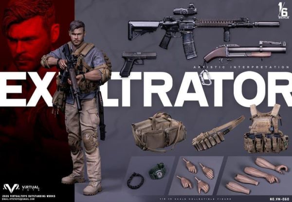 【史派克工廠】預購免運Q4 VTSTOYS 1/6 火線孤傭 EXFILTRATOR 可動 NO.VM060 0514 VTSTOYS 1/6 火線孤傭 EXFILTRATOR 可動 NO.VM060