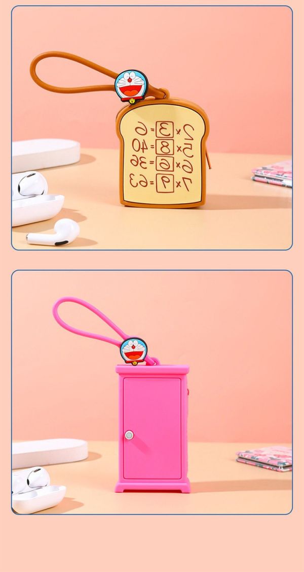 【史派克工廠】預購免運26年2月 多啦A夢 銅鑼燒 記憶吐司 任意門 鈴鐺 小叮噹 矽膠 迷你收納包 耳機包 0113 多啦A夢 銅鑼燒 記憶吐司 任意門 鈴鐺 小叮噹 矽膠 迷你收納包 耳機包