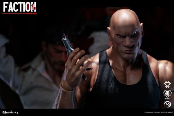 【史派克工廠】預購免運26年Q2 alvin-xy工作室 1/6 幫派系列 紅桃7 頭雕 XY001 0115 alvin-xy工作室 1/6 幫派系列 紅桃7 頭雕 XY001