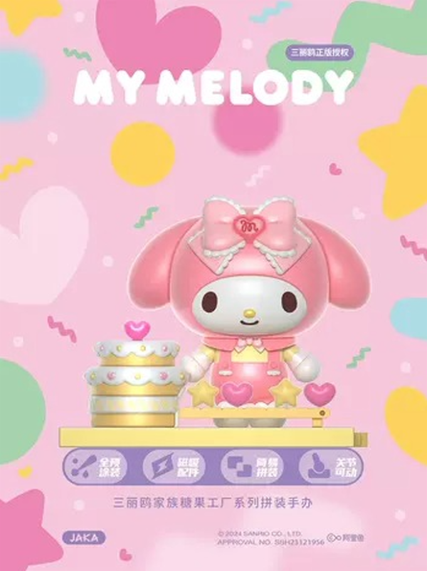 【史派克工廠】結單預購24年Q3 JAKA 三麗鷗 盒玩 糖果工廠系列 美樂蒂 組裝公仔 0815 JAKA 三麗鷗 盒玩 糖果工廠系列 美樂蒂 組裝公仔