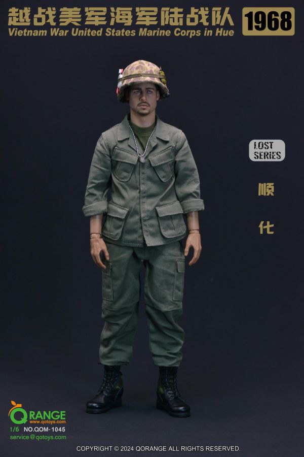 【史派克工廠】結單 預購24年Q4 QORANGE QOTOYS 1/6 越戰美軍 海軍陸戰隊於順化 1968 QOM-1045 0711 QORANGE QOTOYS 1/6 越戰美軍 海軍陸戰隊於順化 1968 QOM-1045