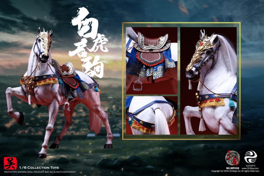 【史派克工廠】結單 預購24年Q3 303TOYS 1/6 三國系列 周瑜公瑾 MP038 戰馬 0520 預購24年Q3 303TOYS 1/6 三國系列 周瑜公瑾 MP038 戰馬