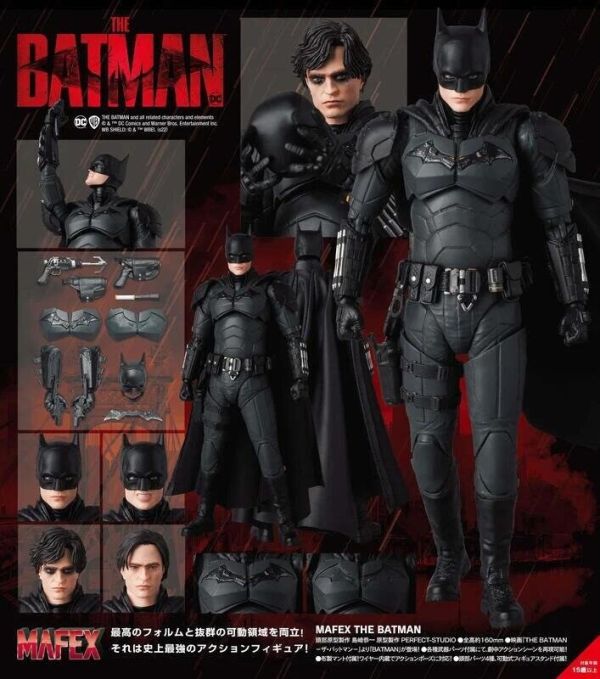 【史派克工廠】結單 預購24年9月 MAFEX DC BATMAN 2022 蝙蝠俠 羅伯派丁森 可動 再販 0429 MAFEX DC BATMAN 2022 蝙蝠俠 羅伯派丁森 可動 再販