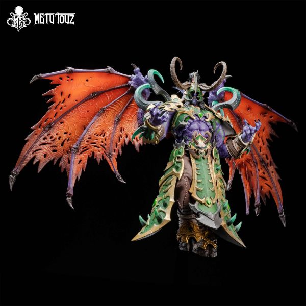 【史派克工廠】結單免運25年9月 Metytoyz WF會場 限定版 魔獸爭霸 不死族 伊利丹 帝王鎧甲 可動 0826 Metytoyz WF2025限定 惡魔獵手 帝王鎧甲版 可動人偶