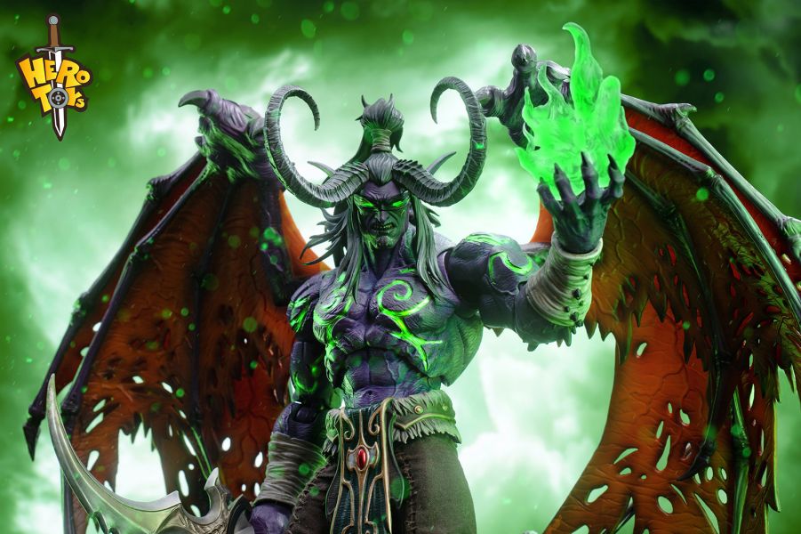 【史派克工廠】結單預購免運24年10月 第二批 hero toys 魔獸爭霸 不死族 伊利丹 英雄 可動人偶 0927 hero toys 魔獸爭霸 不死族 伊利丹 英雄 可動人偶