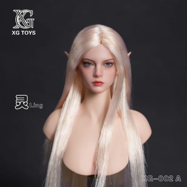 【史派克工廠】預購免運26年Q3 XG Toys星光人偶 1/6 靈公主頭雕 XG-002ABC 共3款 0713 XG Toys星光人偶 1/6 靈公主頭雕 XG-002ABC 共3款