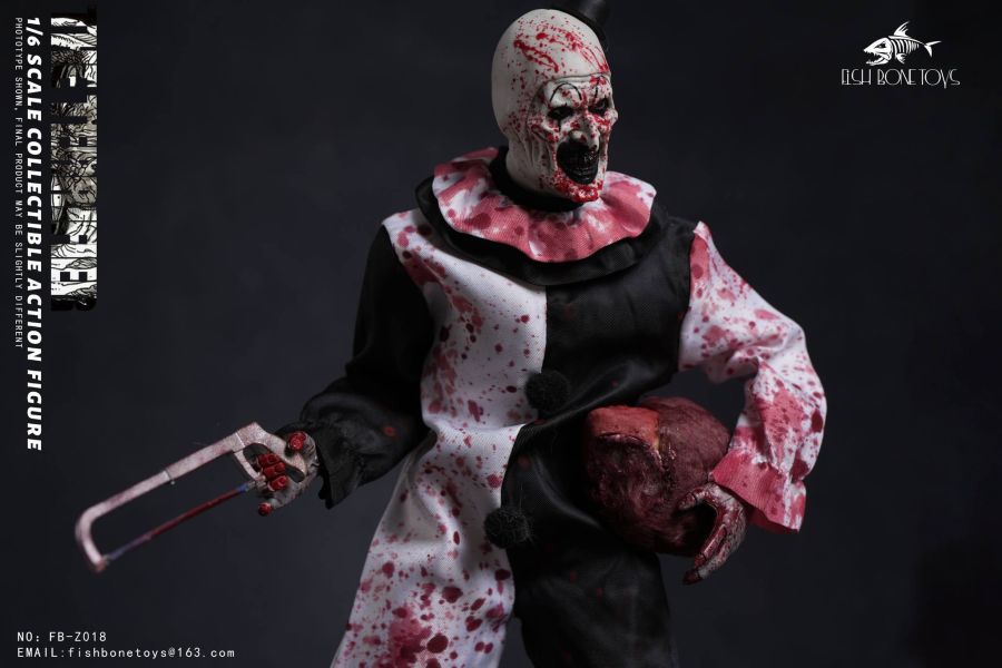 【史派克工廠】結單預購25年Q1 FISH BONETOYS NO FB-Z018 斷魂小丑 1/6 可動人偶 0725 FISH BONETOYS NO FB-Z018 斷魂小丑 1/6 可動人偶