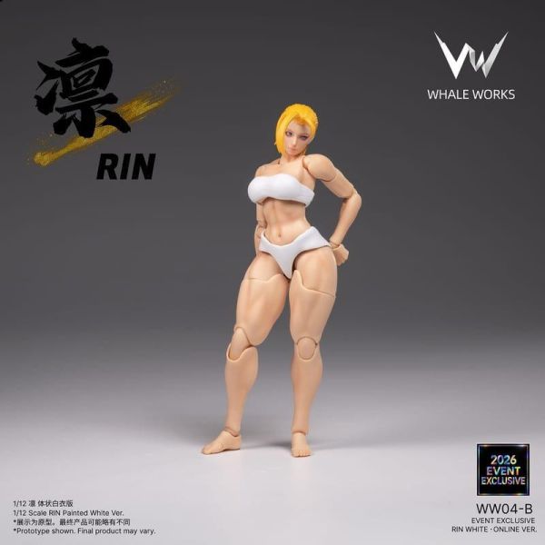 【史派克工廠】結單 免運27年Q2 鯨工坊 凜 RIN 1/12塗裝素體 WF展會限定網路版 可動人偶 0923 鯨工坊 凜 RIN 1/12塗裝素體 WF展會限定網路版 可動人偶