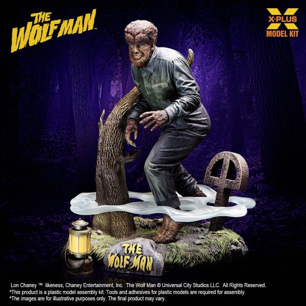 【史派克工廠】結單 免運11月 X-PLUS 狼人The Wolf Man 小朗 錢尼 狼人 1/8 組裝 再版 0923 X-PLUS 狼人The Wolf Man 小朗 錢尼 狼人 1/8 塑膠組裝