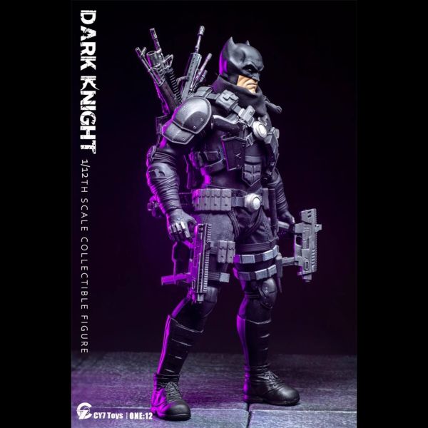 【史派克工廠】現貨 CY7 Toys 蝙蝠俠 1/12 可動 黑夜騎士 X0802 PCTOYS 1/12 幻客 標準版 豪華版 6吋 可動人偶