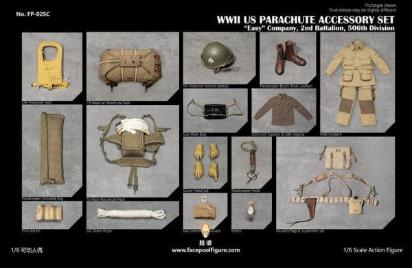 【史派克工廠】預購免運Q4 臉譜模玩 1/6 二戰美軍空降師E連隊長 FP025A 標準 FP025B 豪華 0319 臉譜模玩 1/6 二戰美軍空降師E連隊長 FP025A 標準 FP025B 豪華