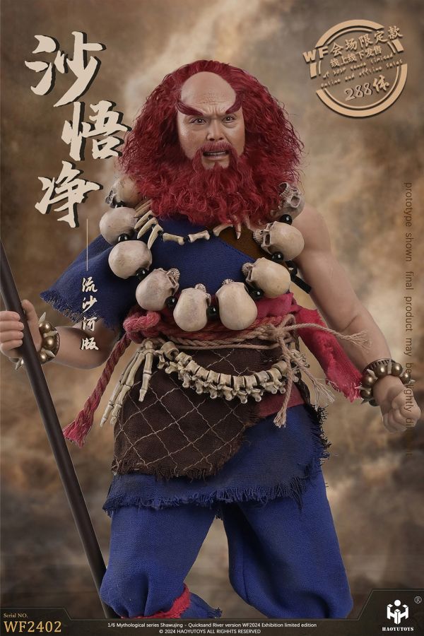 【史派克工廠】結單免運24年Q4 HAOYUTOYS 1/6 神話系列 西遊記 沙悟淨 WF2402 1028 HAOYUTOYS 1/6 神話系列 西遊記 沙悟淨 WF2402