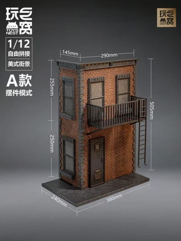 【史派克工廠】預購免運27年1月 玩巨窩 漫衍體 美式街景 StreetScape 1/12 組裝 1223 玩巨窩 漫衍體 美式街景 StreetScape 1/12 組裝
