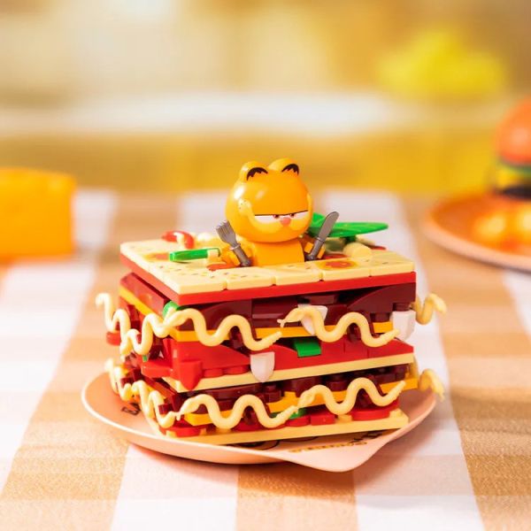 【史派克工廠】結單 現貨 PANTASY 拼奇 加菲貓 收藏積木 千層麵 86807 0830 PANTASY 拼奇 加菲貓 收藏積木 千層麵 86807