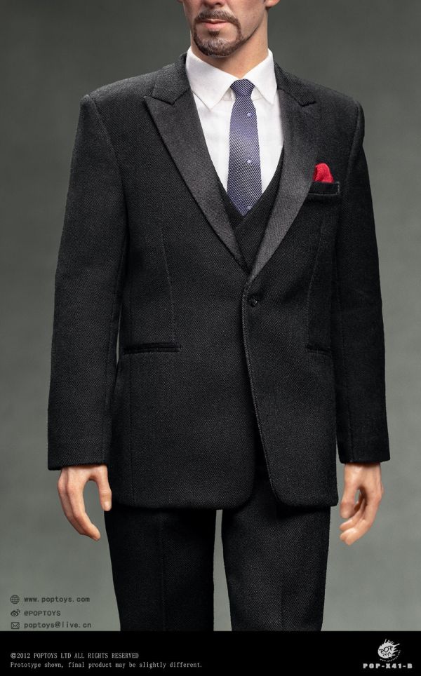 【史派克工廠】結單 預購免運24年Q3 POPTOYS 1/6 博士西服套裝 X41-A 藍色 X41-B 黑色 0531 POPTOYS 1/6 博士西服套裝 X41-A 藍色 X41-B 黑色
