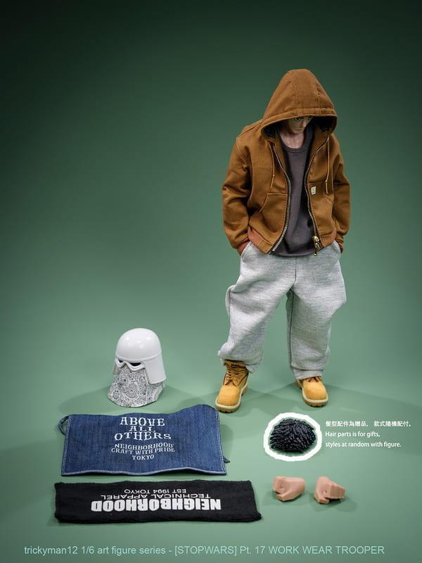 【史派克工廠】預購免運9月 trickyMan12 WORK WEAR TROOPER FB-10145-j 0813 INART Action 黑神話 悟空 四姐 1/12 可動