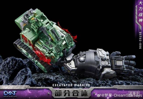 【史派克工廠】預購免運5月 Dream Star Toys DST02-006 大力戰神 警力神 挖機戰者 0408 Dream Star Toys DST02-006 大力戰神 警力神 挖機戰者