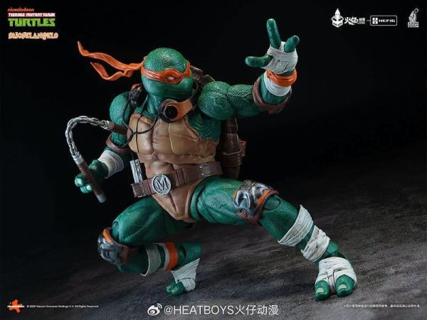 【史派克工廠】結單 免運26年Q4 HEATBOYS HEATFIG 忍者龜 米開朗基羅 1/9 普通版 0901 HEATBOYS HEATFIG 忍者龜 米開朗基羅 1/9 普通版