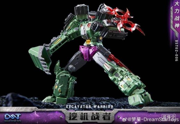 【史派克工廠】預購免運5月 Dream Star Toys DST02-006 大力戰神 警力神 挖機戰者 0408 Dream Star Toys DST02-006 大力戰神 警力神 挖機戰者