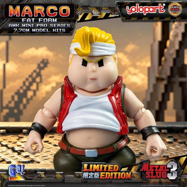 【史派克工廠】現貨不挑盒 免運 YOLOPARK AMK MINI PRO Metal Slug3 Marco 胖子模式限定版 YOLOPARK AMK PRO 變形金剛 萬獸崛起 鏡像柯博文