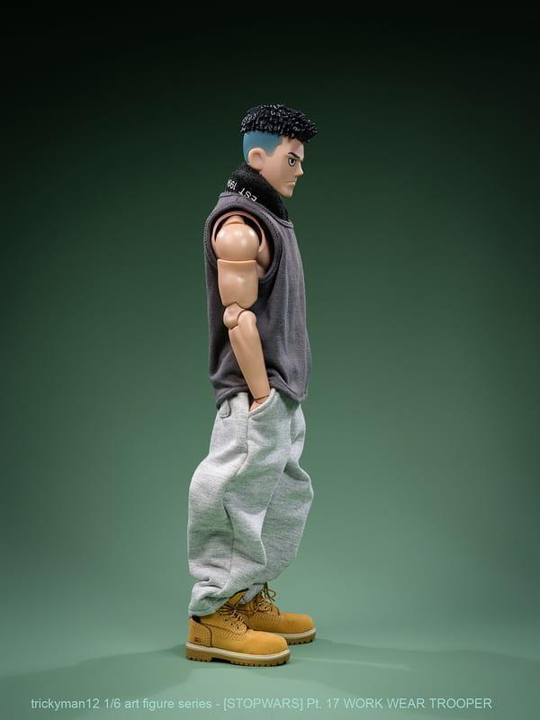 【史派克工廠】預購免運9月 trickyMan12 WORK WEAR TROOPER FB-10145-j 0813 INART Action 黑神話 悟空 四姐 1/12 可動
