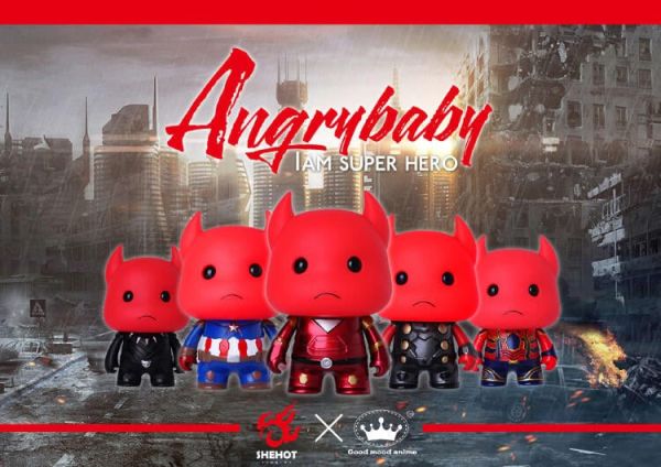 【史派克工廠】現貨 怒寶 Angrybaby 第一彈 超級英雄系列 盲盒 現貨 怒寶 Angrybaby 第一彈 超級英雄系列 盲盒