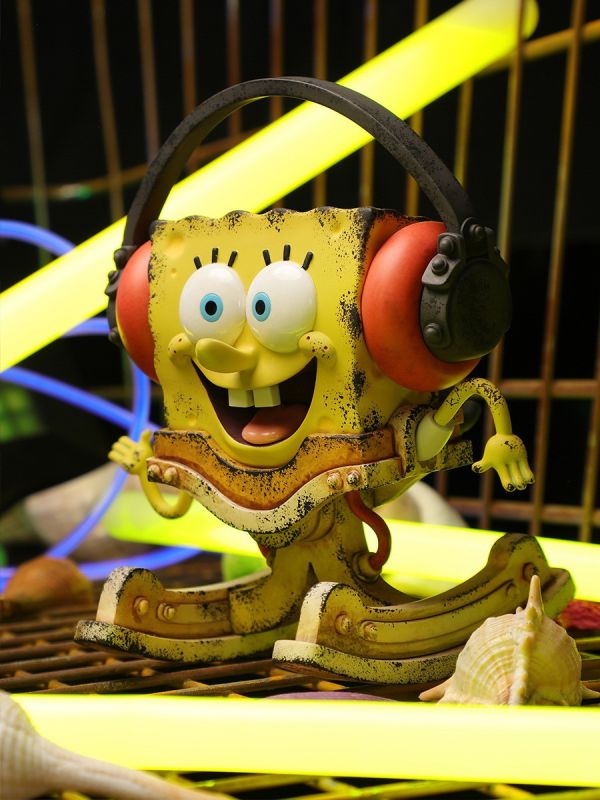 【史派克工廠】結單 預購免運Q1 末那末匠 松岡道弘 海綿寶寶 小蝸 音樂派對 賽博龐克風 藝術風 雕像 訂 1024 末那末匠 松岡道弘 海綿寶寶 小蝸 音樂派對 賽博龐克風 藝術風 雕像