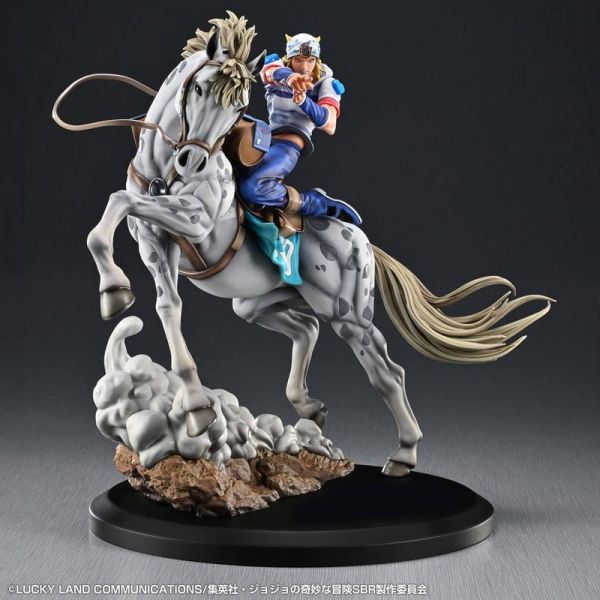 【史派克工廠】預購免運12月 超像Art JoJo的奇妙冒險第七部 飆馬野郎 喬尼·喬斯達＆慢舞者 完成品 0811 超像Art JoJo的奇妙冒險第七部 飆馬野郎 喬尼·喬斯達＆慢舞者 完成品
