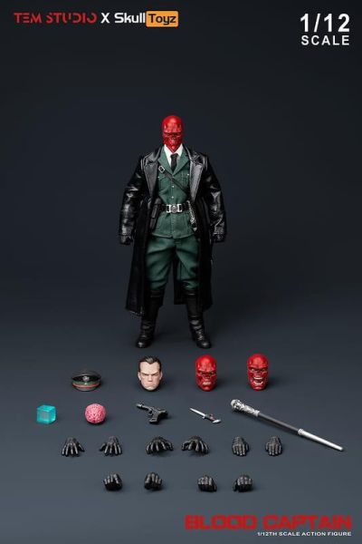 【史派克工廠】預購免運Q4 TemStudio X SkullToyz 寂血上校 美國隊長 紅骷髏 1/12 0804 TemStudio X SkullToyz 寂血上校 美國隊長 紅骷髏 1/12