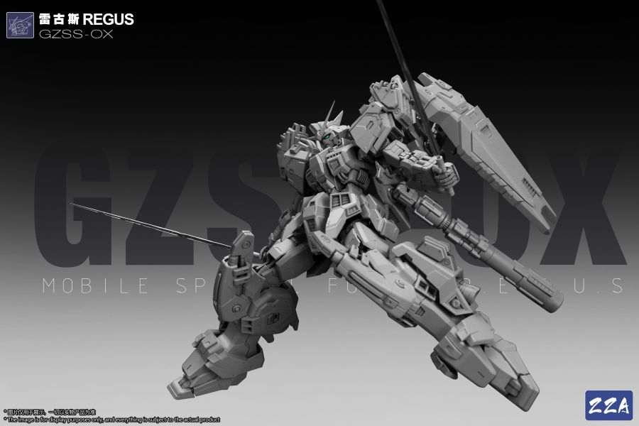 【史派克工廠】預購免運26年3月 ZZA 模型 GZSS-OX01 雷古斯 REGUS MG規格 組裝模型 0123 ZZA 模型 GZSS-OX01 雷古斯 REGUS MG規格 組裝模型