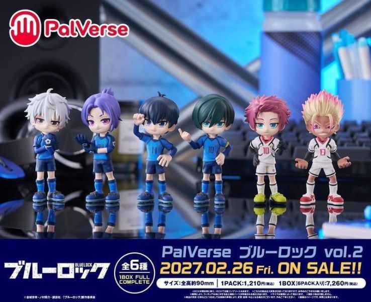 【史派克工廠】結單 27年2月 武士道 PalVerse 藍色監獄 vol.2 全6種 中盒6入 0915 武士道 PalVerse 藍色監獄 vol.2 全6種 中盒6入