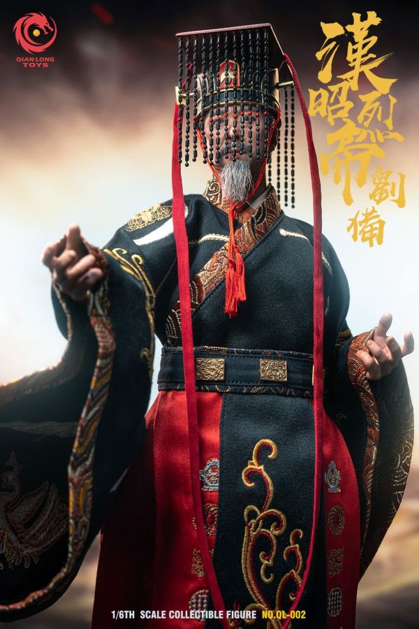 【史派克工廠】結單免運25年Q2 QIANLONG TOYS 1/6 漢昭烈帝 劉備 刺繡帝王版 QL-002 0219 QIANLONG TOYS 1/6 漢昭烈帝 劉備 刺繡帝王版 QL-002