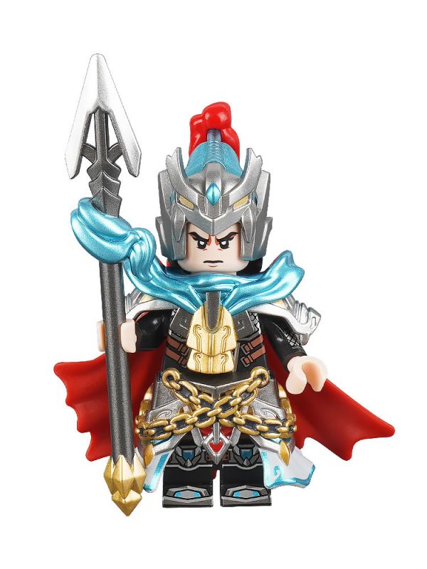 【史派克工廠】現貨 庫造工作室 三國 蜀國 趙雲 五虎將 樂高相容人偶 收藏款積木 1229 庫造工作室 三國 蜀國 趙雲 五虎將 樂高相容人偶