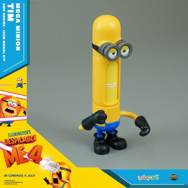 【史派克工廠】現貨 yolopark AMK 神偷奶爸4 小小兵 SUPERTIM 13cm yolopark AMK 神偷奶爸4 SUPERGUS 13cm 小小兵