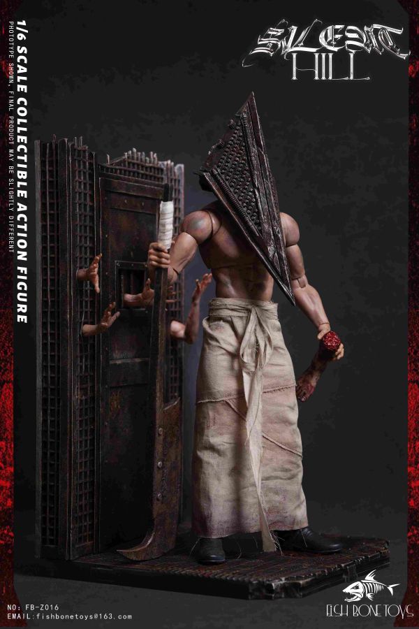 【史派克工廠】結單 預購免運24年Q4 FISH BONETOYS NO FB-Z016 寂靜嶺 三角頭 1/6 0617 FISH BONETOYS NO FB-Z016 寂靜嶺 三角頭