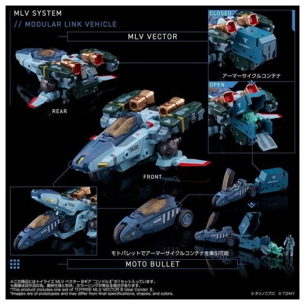 【史派克工廠】預購免運5月 TT Toyrise 機甲創世紀 MLV 禿鷹二型（Vector B-GEAR）1126 TT Toyrise 機甲創世紀 MLV 禿鷹二型（Vector B-GEAR）