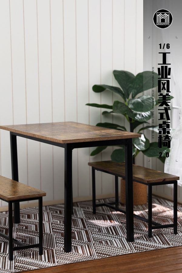 【史派克工廠】結單24年Q4 MMMTOYS 1/6 工業風美式桌椅2.0 M2416 適配12吋可動人偶 1011 MMMTOYS 1/6 工業風美式桌椅2.0 M2416 適配12吋可動人偶