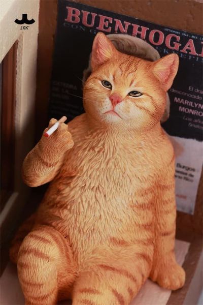 【史派克工廠】預購26年Q1 JXK 1/6 窗邊的哲學貓 寵物 動物 模型 公仔 JXK317 共四款 1128 JXK 1/6 窗邊的哲學貓 寵物 動物 模型 公仔 JXK317 共四款