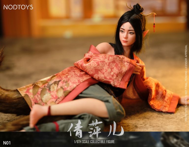 【史派克工廠】結單免運25年Q2 NODTOYS 1/6 狐仙倩萍兒 矽膠可動人偶 NOD-N01 1216 NODTOYS 1/6 狐仙倩萍兒 矽膠可動人偶 NOD-N01