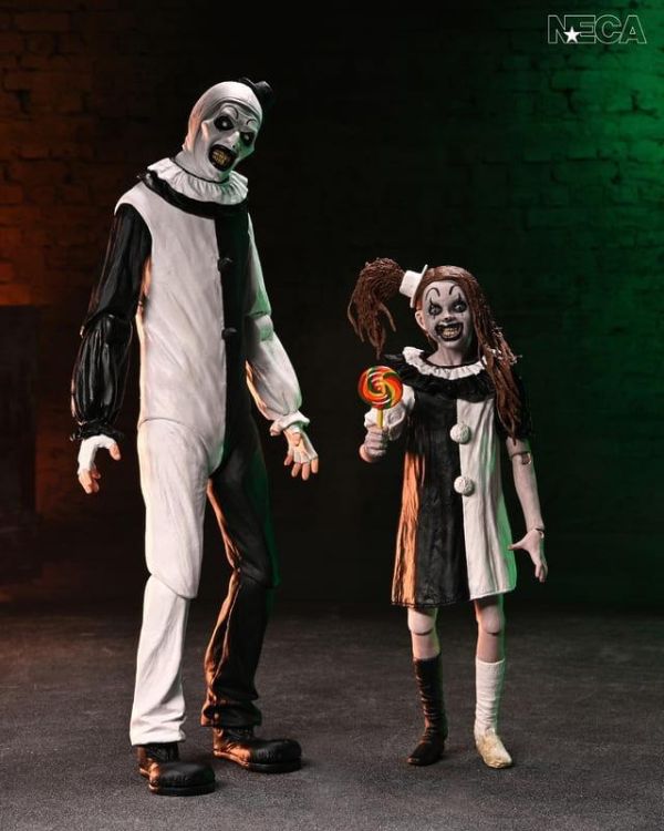 【史派克工廠】結單免運26年9月 NECA 劊樂小丑2 劊樂小丑 小丑女孩 雙人套組 7吋 可動 0401 NECA 劊樂小丑2 劊樂小丑 小丑女孩 雙人套組 7吋 可動