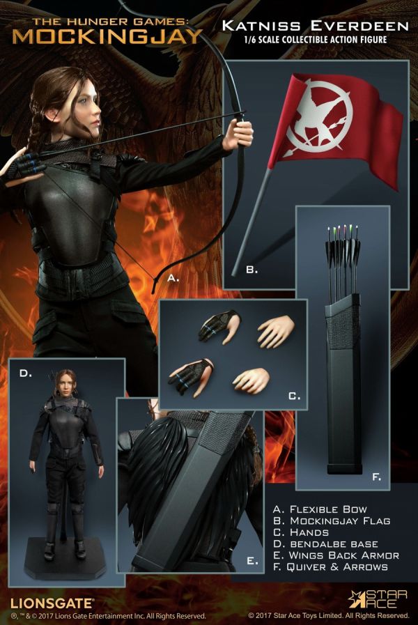 【史派克工廠】結單 預購免運24年Q3 Star Ace Toys 1/6 飢餓遊戲 凱妮絲 普通版 SA0035 0506 Star Ace Toys 1/6 飢餓遊戲 凱妮絲 普通版 SA0035
