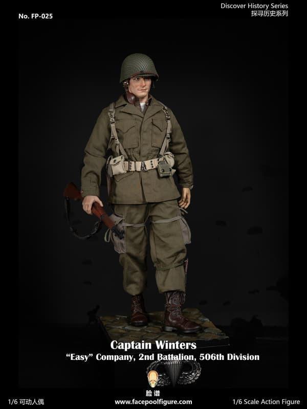 【史派克工廠】預購免運Q4 臉譜模玩 1/6 二戰美軍空降師E連隊長 FP025A 標準 FP025B 豪華 0319 臉譜模玩 1/6 二戰美軍空降師E連隊長 FP025A 標準 FP025B 豪華