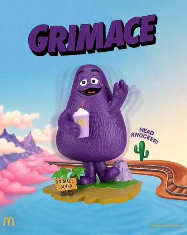 【史派克工廠】結單 26年Q4 NECA 麥當勞 8吋 McDonald's 奶昔大哥 Grimace 搖頭公仔 0903 NECA 麥當勞 8吋 McDonald's 奶昔大哥 Grimace 搖頭公仔