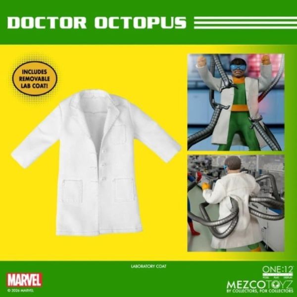 【史派克工廠】預購免運27年Q3 Mezco One12 漫威 八爪博士 章魚博士 1/12 可動人偶 1104 Mezco One12 漫威 八爪博士 章魚博士 1/12 可動人偶