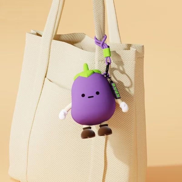 【史派克工廠】預購免運26年2月 Q版大叔 蔬菜系列 蔬菜小包 矽膠 迷你收納包 耳機包 零錢包 四款 0113 多啦A夢 銅鑼燒 記憶吐司 任意門 鈴鐺 小叮噹 矽膠 迷你收納包 耳機包